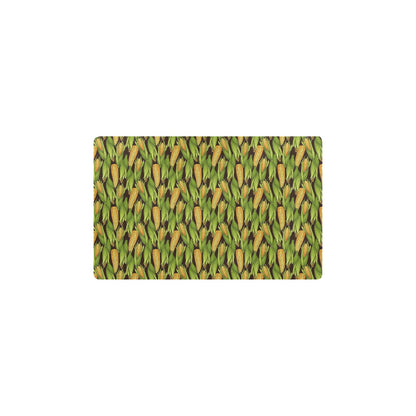 Agricultural Corn cob Print Kitchen Mat