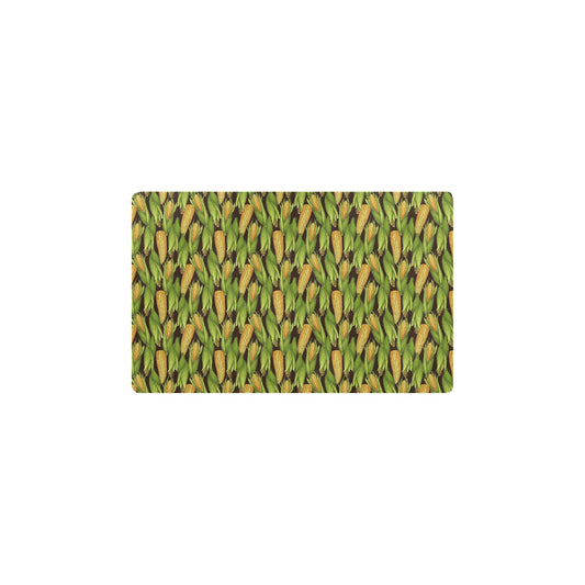 Agricultural Corn cob Print Kitchen Mat