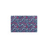 Butterfly Red Deep Blue Print Pattern Kitchen Mat