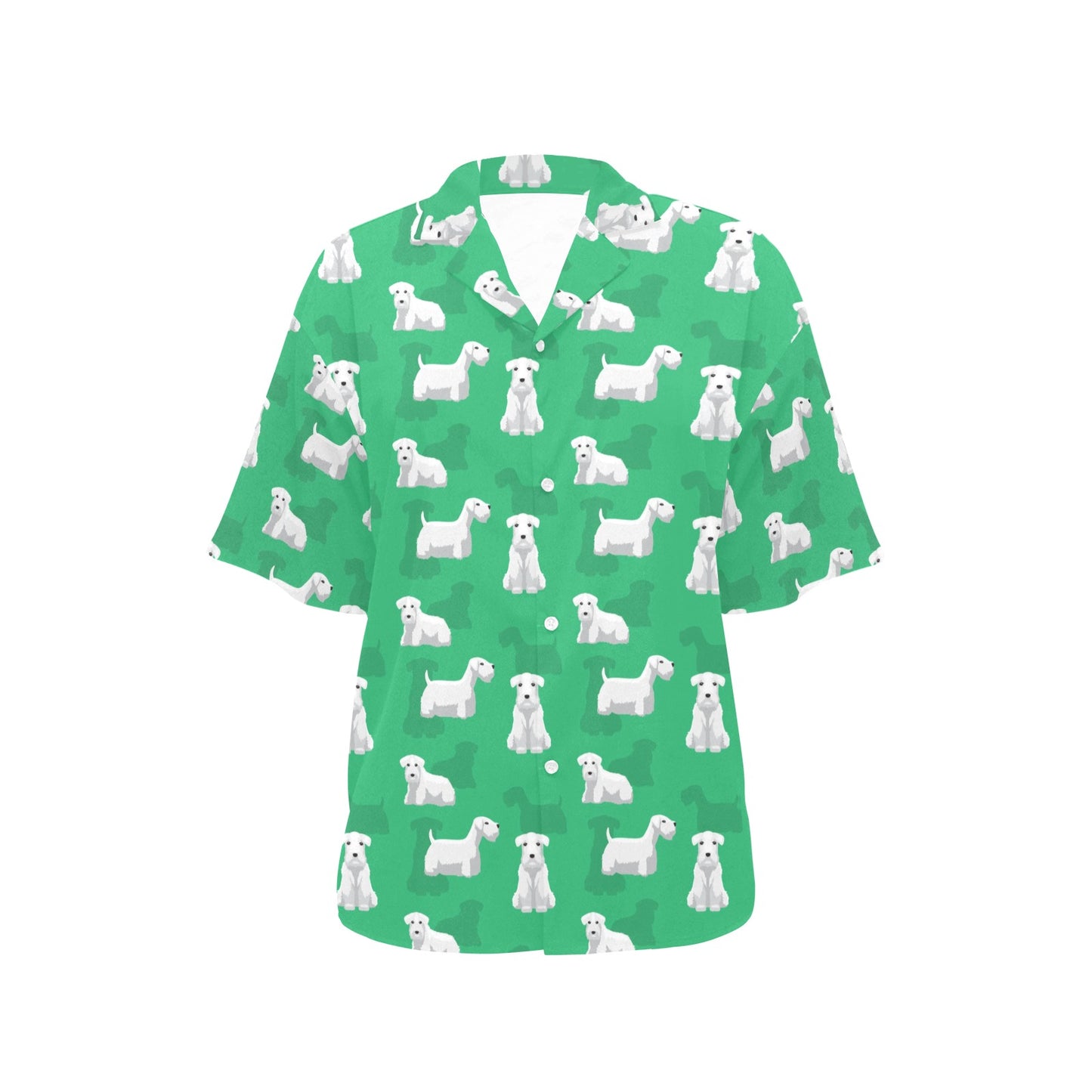 Sealyham Terriers Print Design LKS301 Women's Hawaiian Shirt
