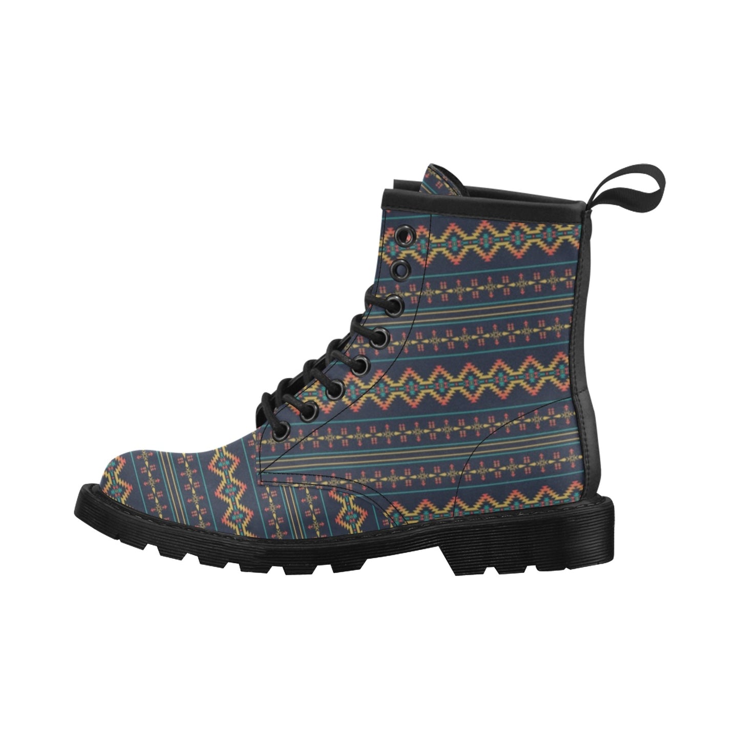 Southwest American Design Themed Print Women's Boots
