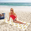 School Bus Print Design LKS306 Beach Towel 32" x 71"