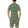 Smiley Face Emoji Print Design LKS301 Men's Romper