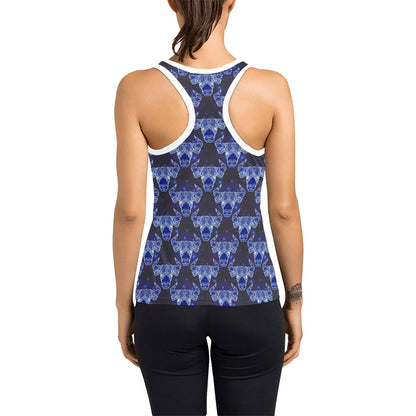 Taurus Print Design LKS302 Women's Racerback Tank Top