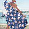 Sakura Print Design LKS306 Beach Towel 32" x 71"