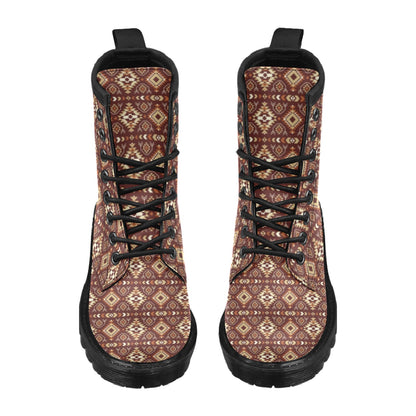 Navajo Native Color Print Pattern Women's Boots