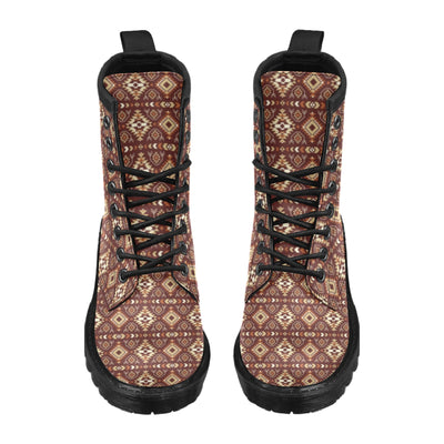 Navajo Native Color Print Pattern Women's Boots