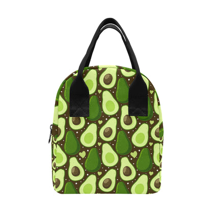 Avocado Pattern Print Design AC04 Insulated Lunch Bag