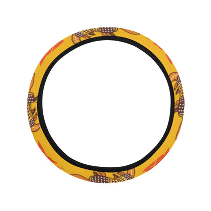 Armadillo Pattern Print Design 03 Steering Wheel Cover with Elastic Edge