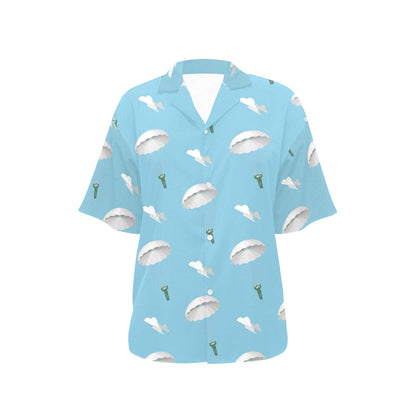 Paratrooper Pattern Print Design A02 Women's Hawaiian Shirt
