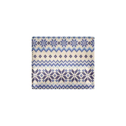 Nordic Pattern Print Design A03 Men's ID Card Wallet