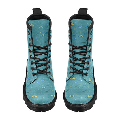 Scuba Driving Pattern Print Design LKS306 Women's Boots