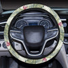 Bird Of Paradise Pattern Print Design 04 Steering Wheel Cover with Elastic Edge