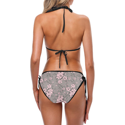 Cherry Blossom Pattern Print Design CB05 Bikini