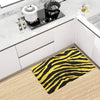 zebra Gold Kitchen Mat