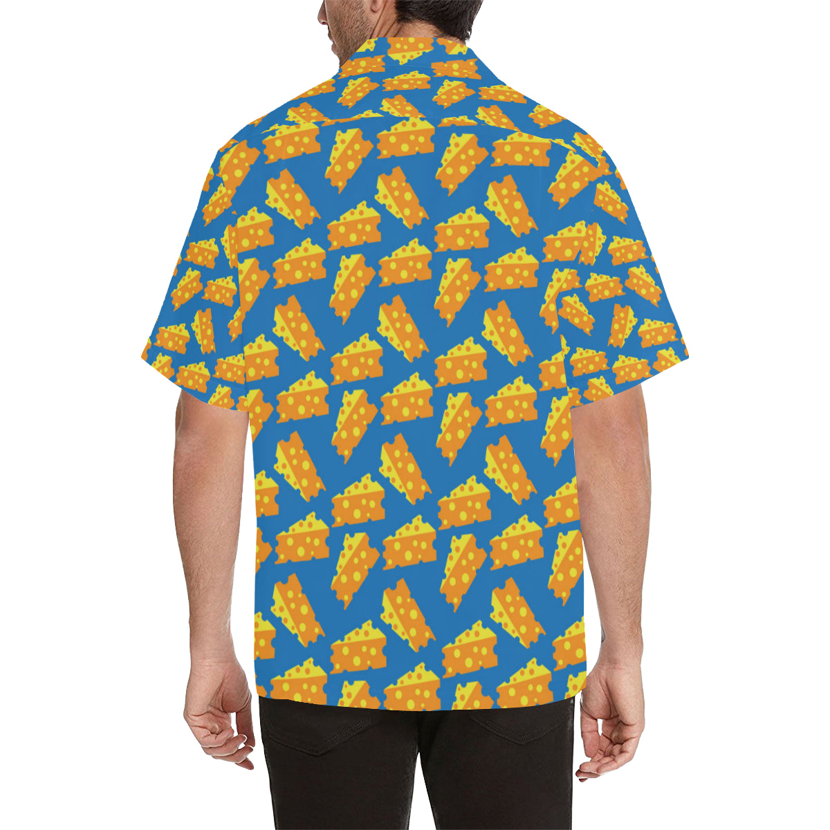 Cheese Pattern Print Design 05 Men's Hawaiian Shirt