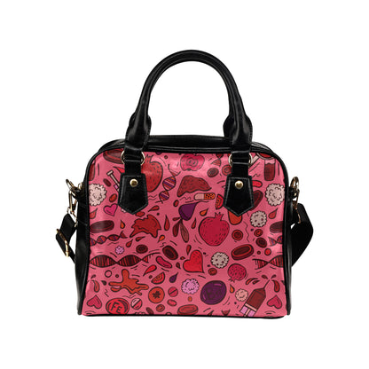 Phlebotomist Pattern Print Design A01 Shoulder Handbag