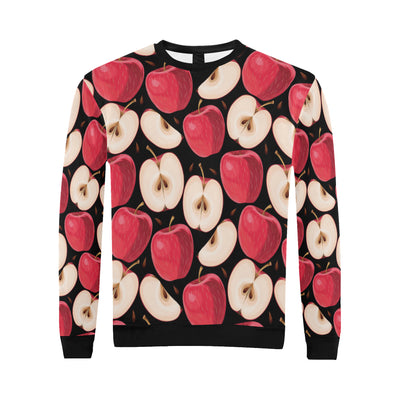 Apple Pattern Print Design AP02 Men Long Sleeve Sweatshirt