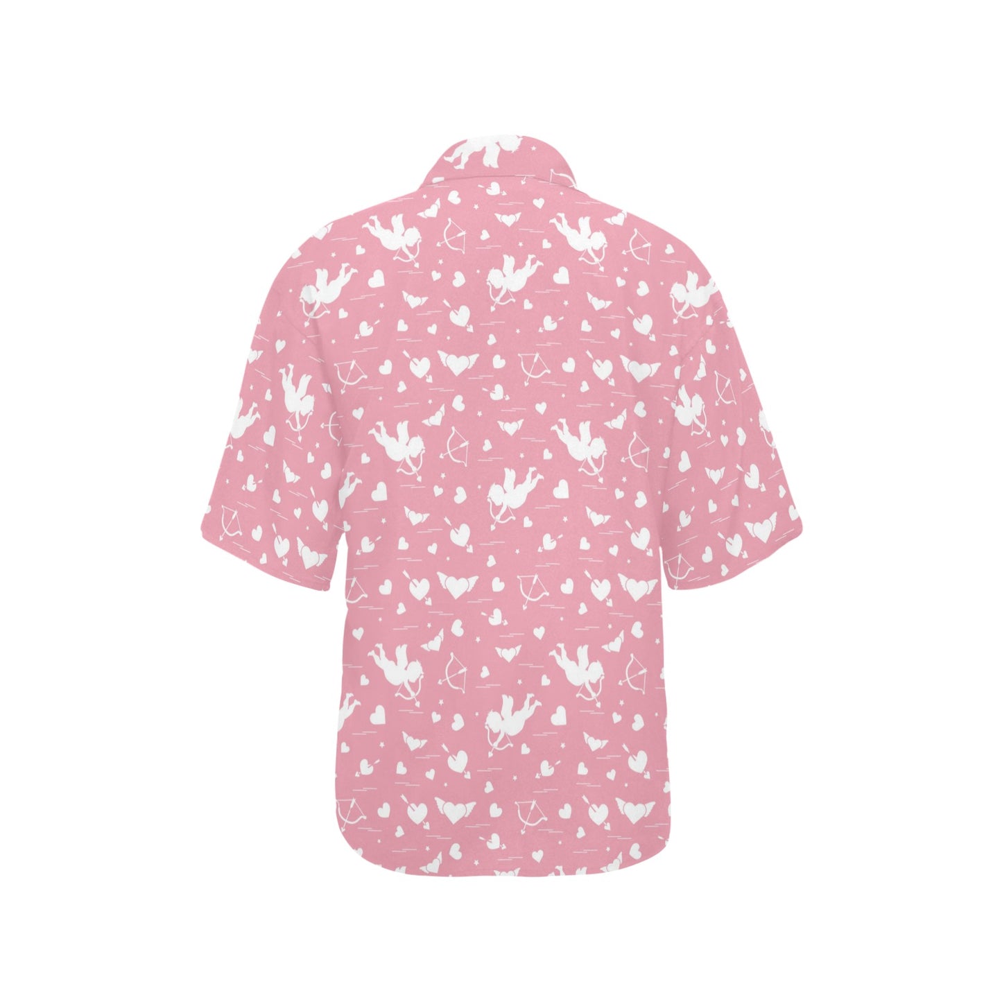 Cupid Pattern Print Design 03 Women's Hawaiian Shirt