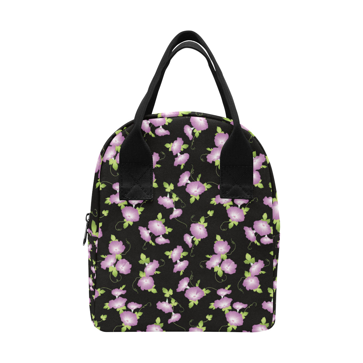 Morning Glory Pattern Print Design MG02 Insulated Lunch Bag