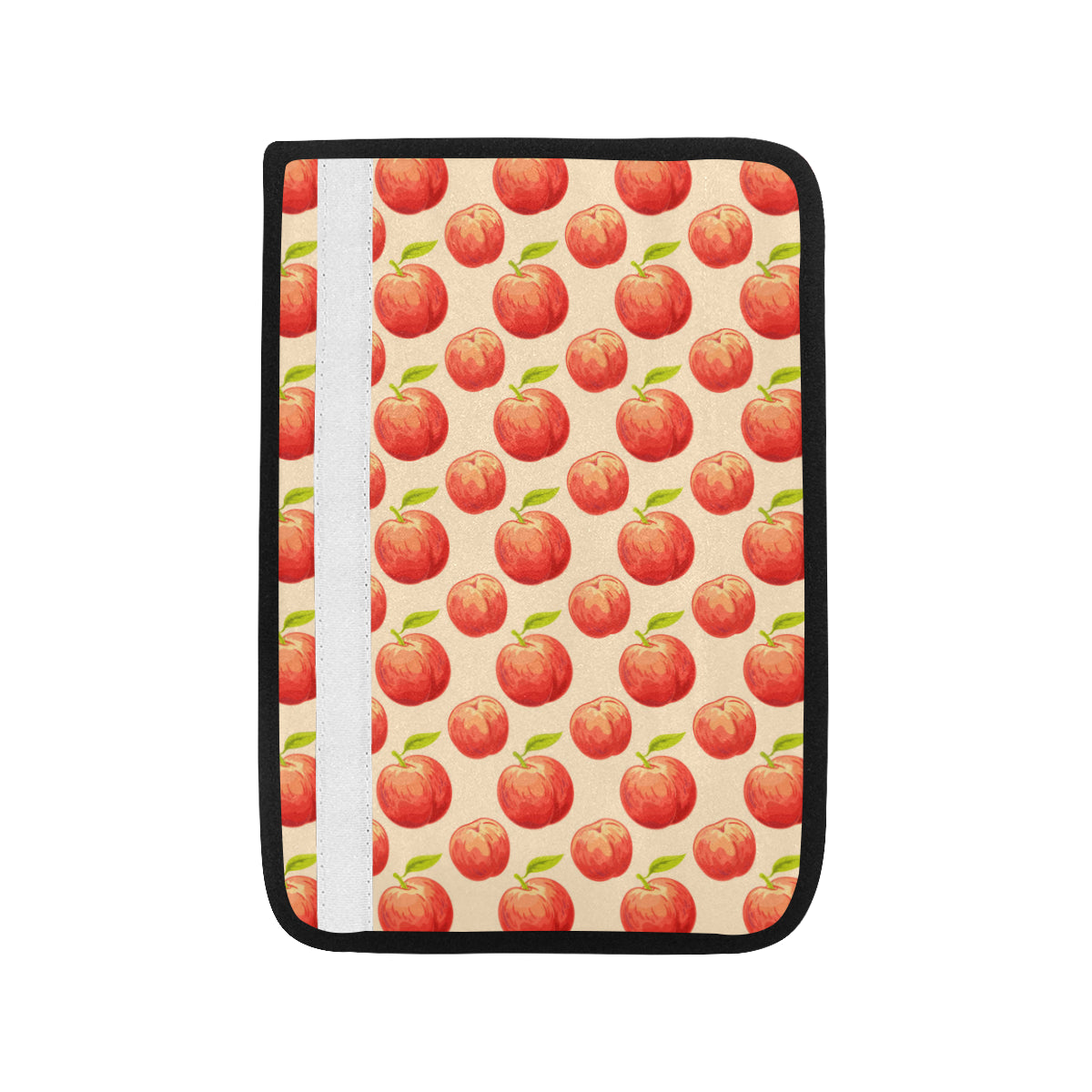 Peach Pattern Print Design A03 Car Seat Belt Cover