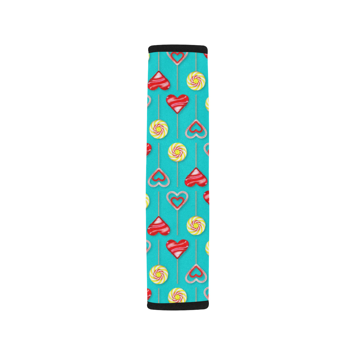 Lollipop Pattern Print Design LL06 Car Seat Belt Cover