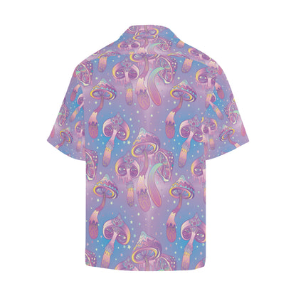 Psychedelic Mushroom Pattern Print Design A01 Men's Hawaiian Shirt