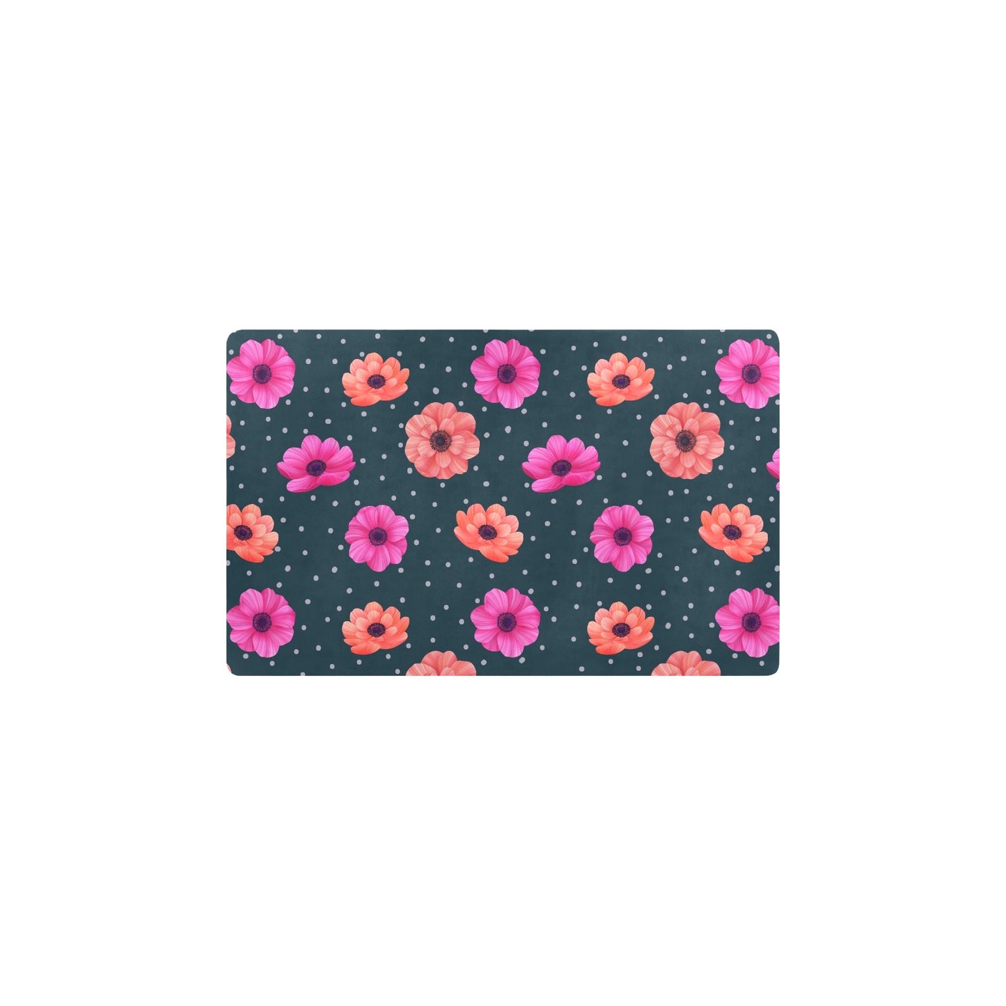 Anemone Pattern Print Design AM08 Kitchen Mat