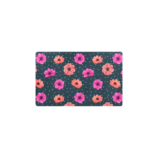 Anemone Pattern Print Design AM08 Kitchen Mat