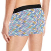 Mermaid Scales Pattern Print Design 05 Men's Boxer Briefs