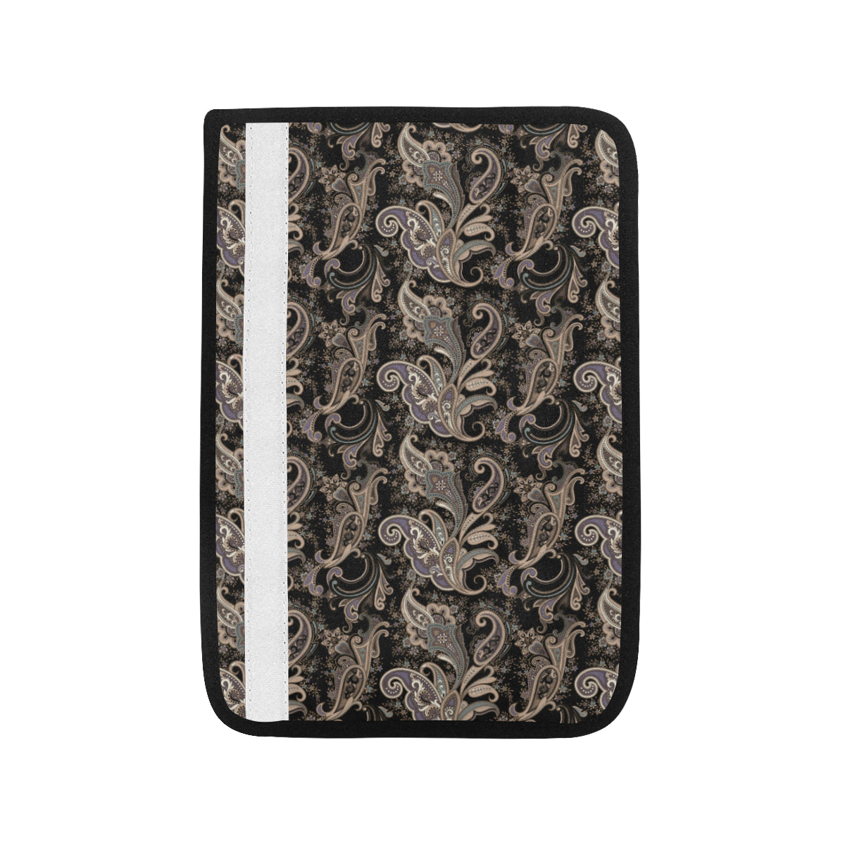 Paisley Mandala Design Print Car Seat Belt Cover