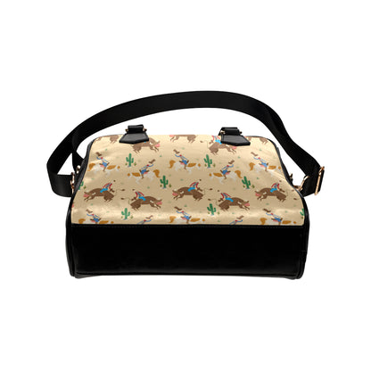 Rodeo Pattern Print Design A02 Shoulder Handbag
