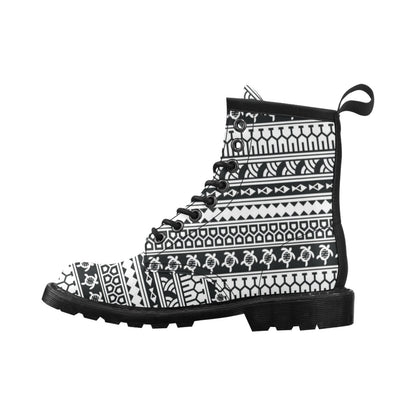 Samoan Pattern Print Design LKS303 Women's Boots