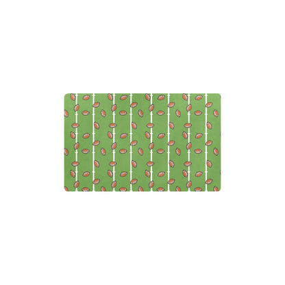 American Football on Field Themed Print Kitchen Mat