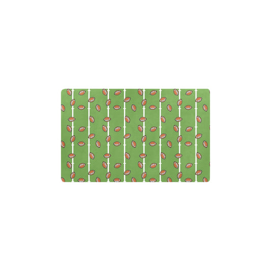 American Football on Field Themed Print Kitchen Mat