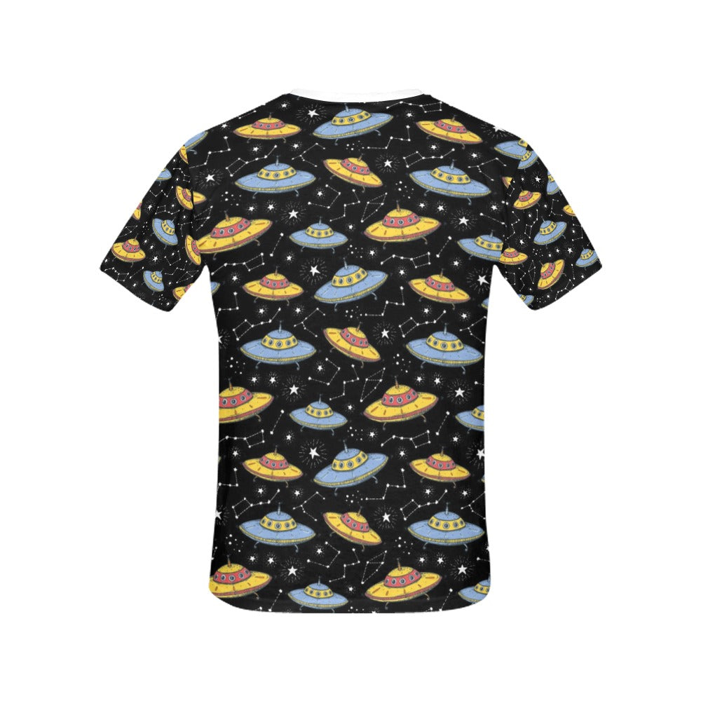 UFO Print Design LKS307 Women's  T-shirt