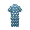 Angel Pattern Print Design 08 Men's Romper