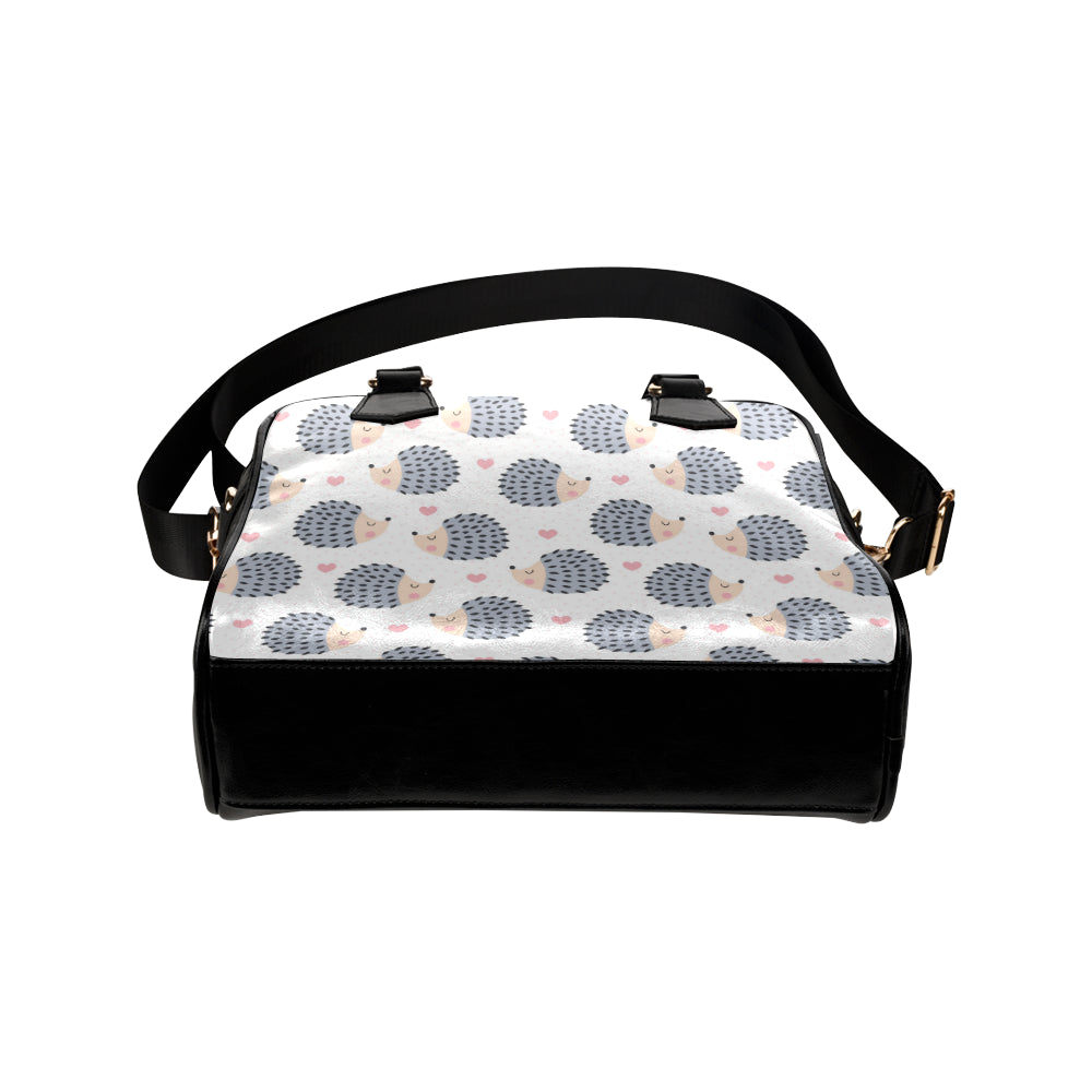 Hedgehog Baby Pattern Print Design 03 Shoulder Handbag