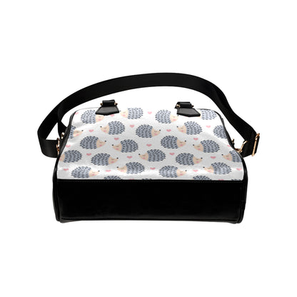 Hedgehog Baby Pattern Print Design 03 Shoulder Handbag