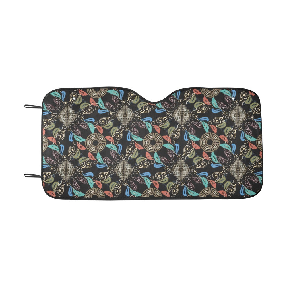Ancient Greek Print Design LKS308 Car front Windshield Sun Shade