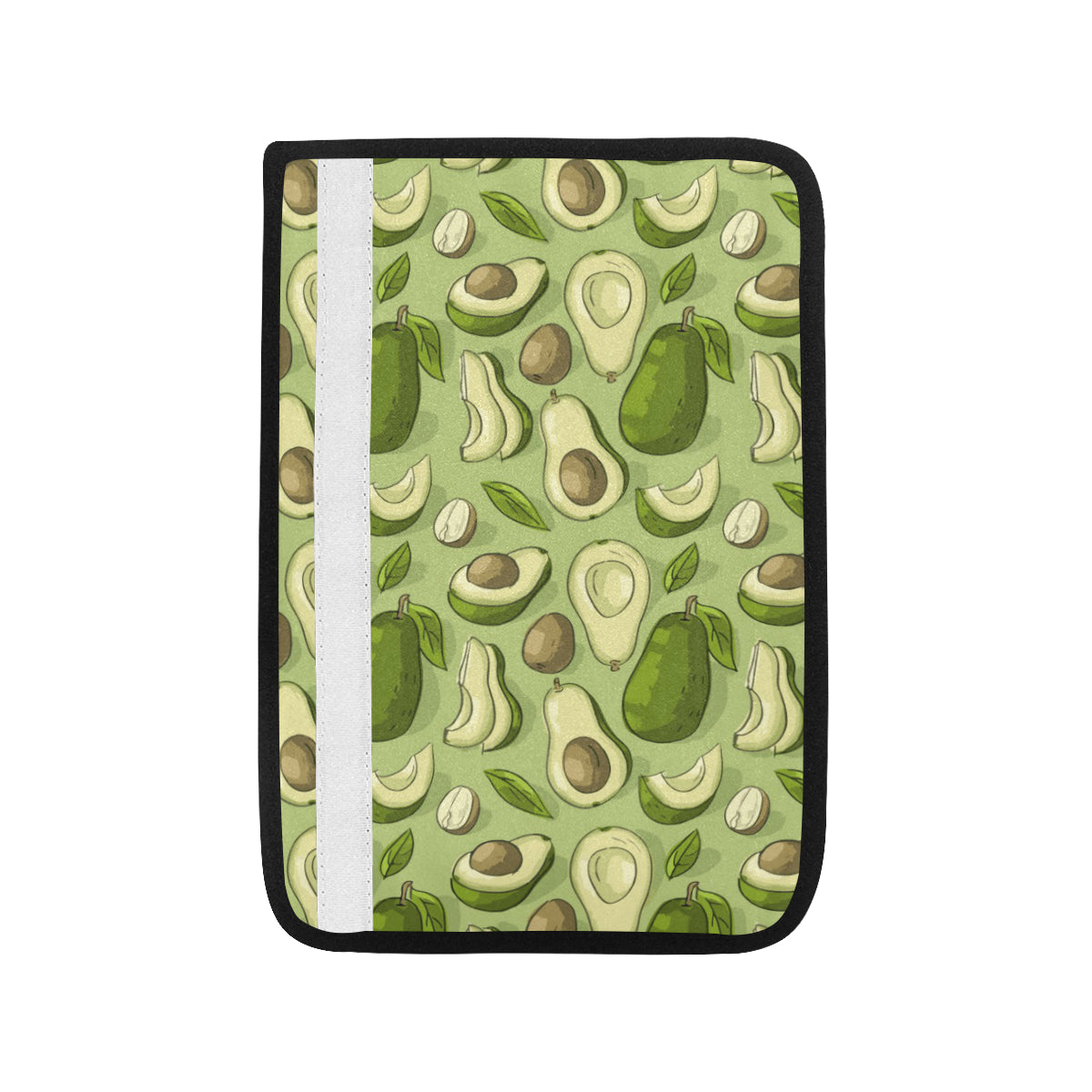Avocado Pattern Print Design AC03 Car Seat Belt Cover