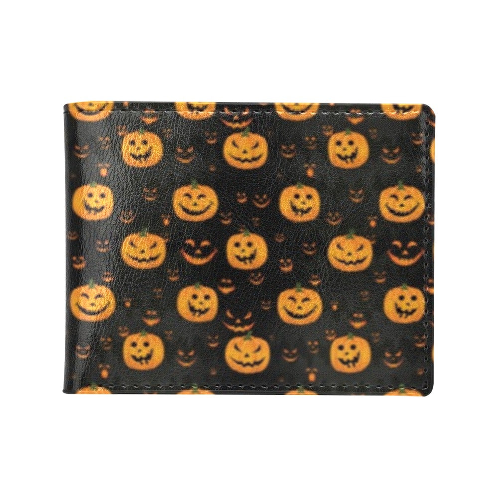 Halloween Print Design LKS401 Men's ID Card Wallet