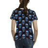 Skull Print Design LKS3012 Women's  T-shirt