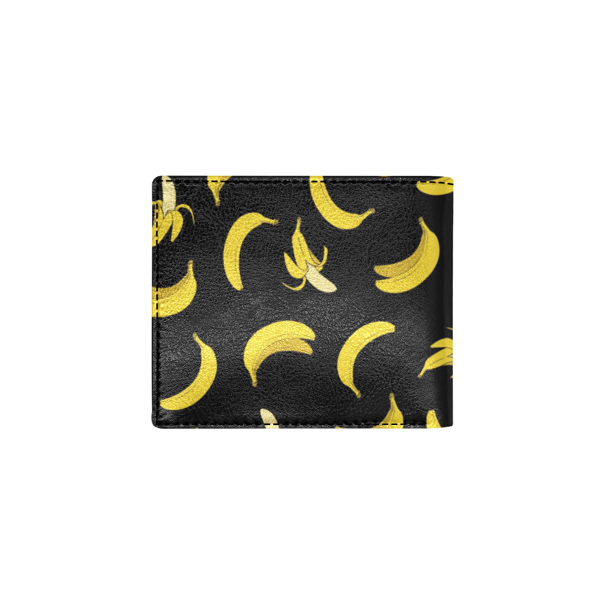 Banana Pattern Print Design BA05 Men's ID Card Wallet