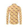 Dachshund Pattern Print Design 07 Men's Long Sleeve Shirt