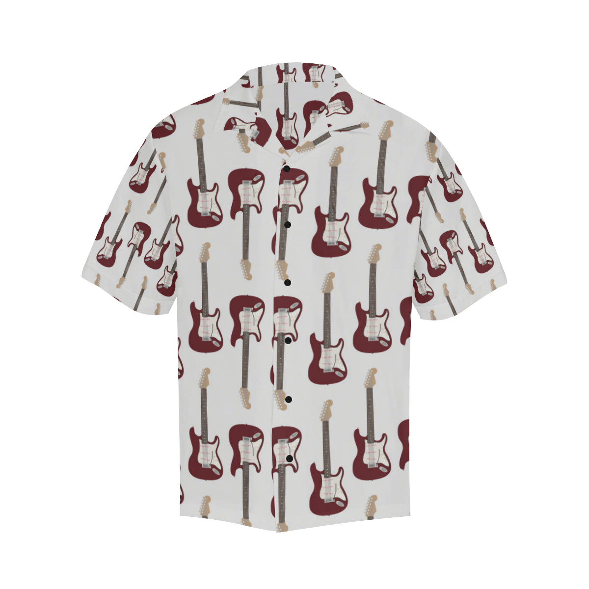 Bass Guitar Pattern Print Design 03 Men's Hawaiian Shirt