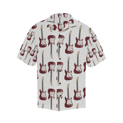Bass Guitar Pattern Print Design 03 Men's Hawaiian Shirt