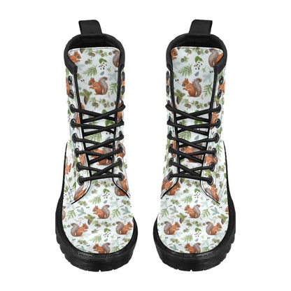 Squirrel Print Design LKS308 Women's Boots