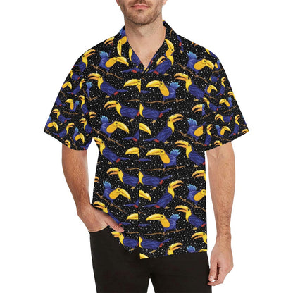 Toucan Print Design LKS307 Men's Hawaiian Shirt