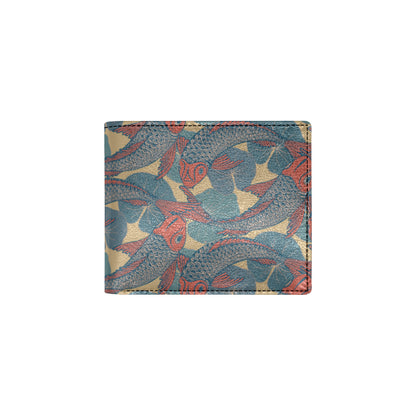 Pisces Pattern Print Design A01 Men's ID Card Wallet